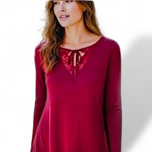❤️Old Navy Long Sleeve Burgundy/Maroon Top